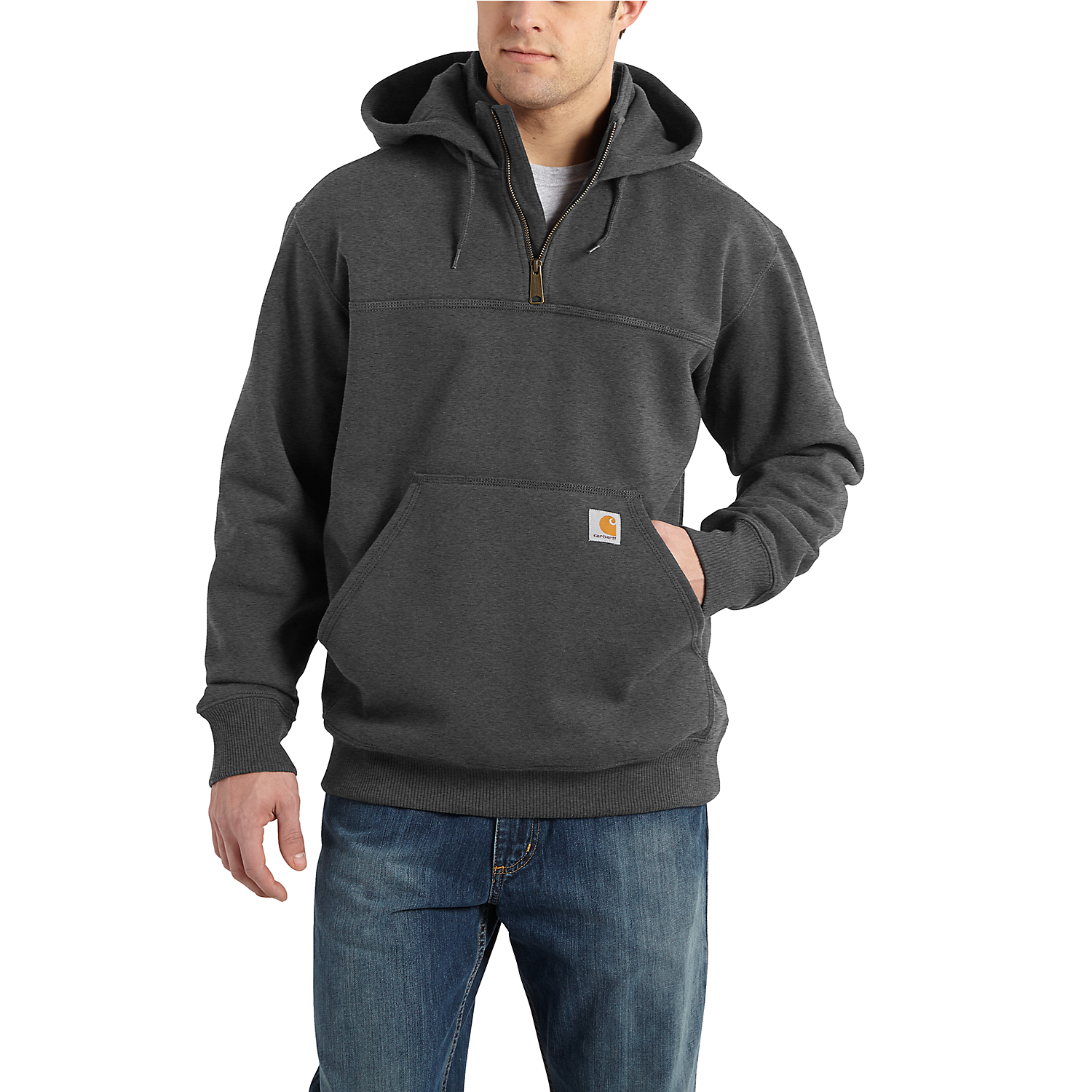 Carhartt Quarter-Zip Sweatshirt - 100617 026 Carhartt Quarter-Zip Sweatshirt - 100617 026