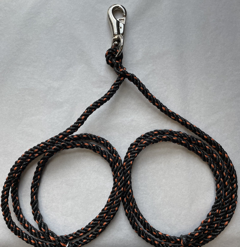 Double tie rope - Orange/Black