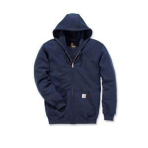 一誠　ZIPパーカー　XL Carhartt Hooded Sweatshirt With Zipper - Navy K122 472
