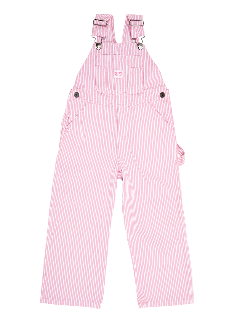 Key kid size coverall pink striped