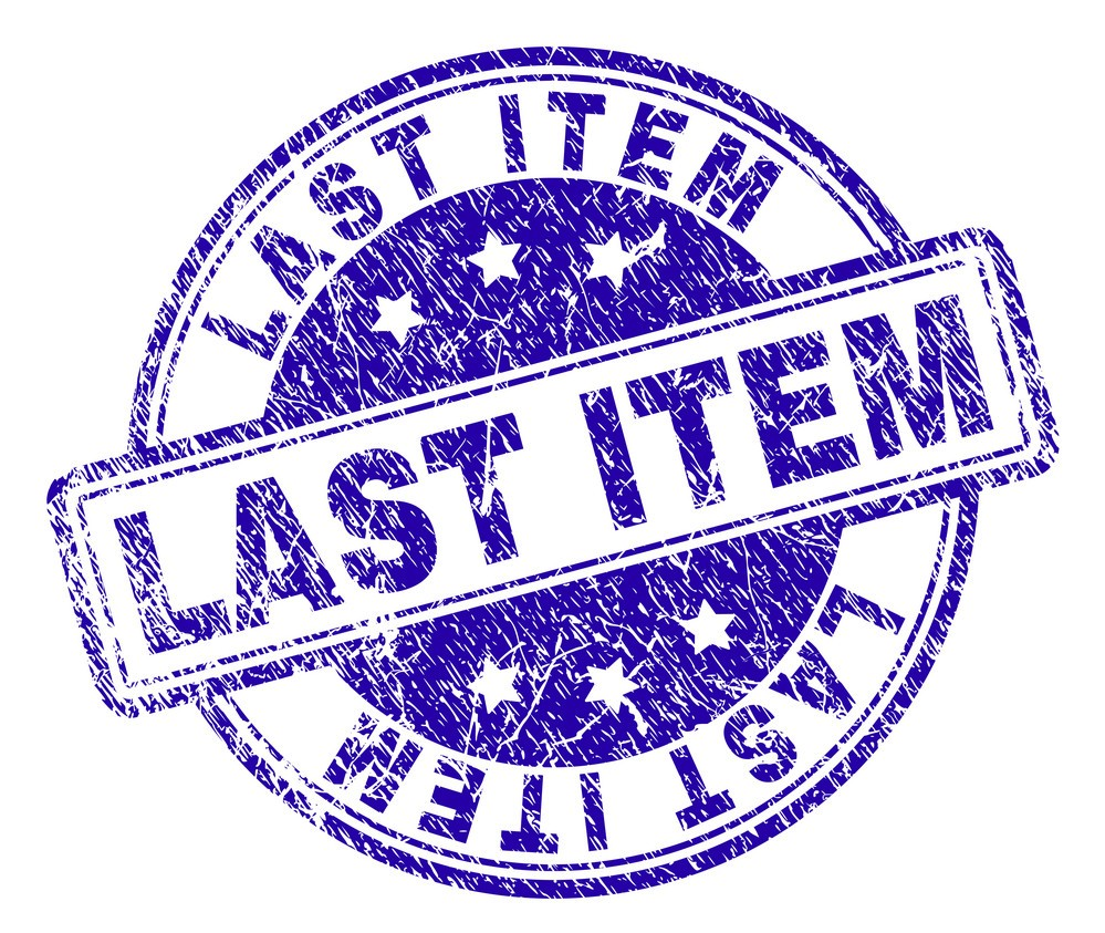 Last item SALE