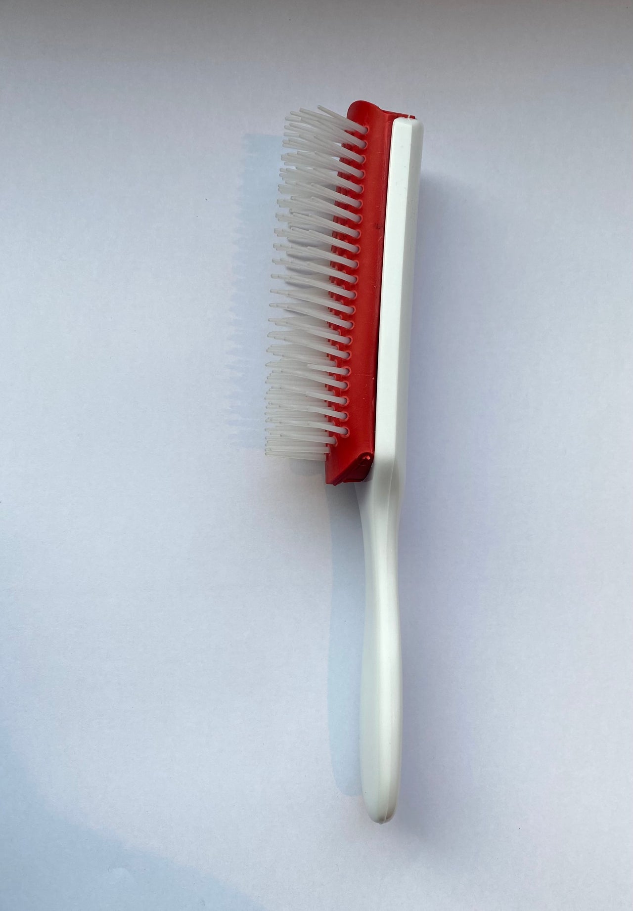 Topline Brush Denman 7 Row White/Red