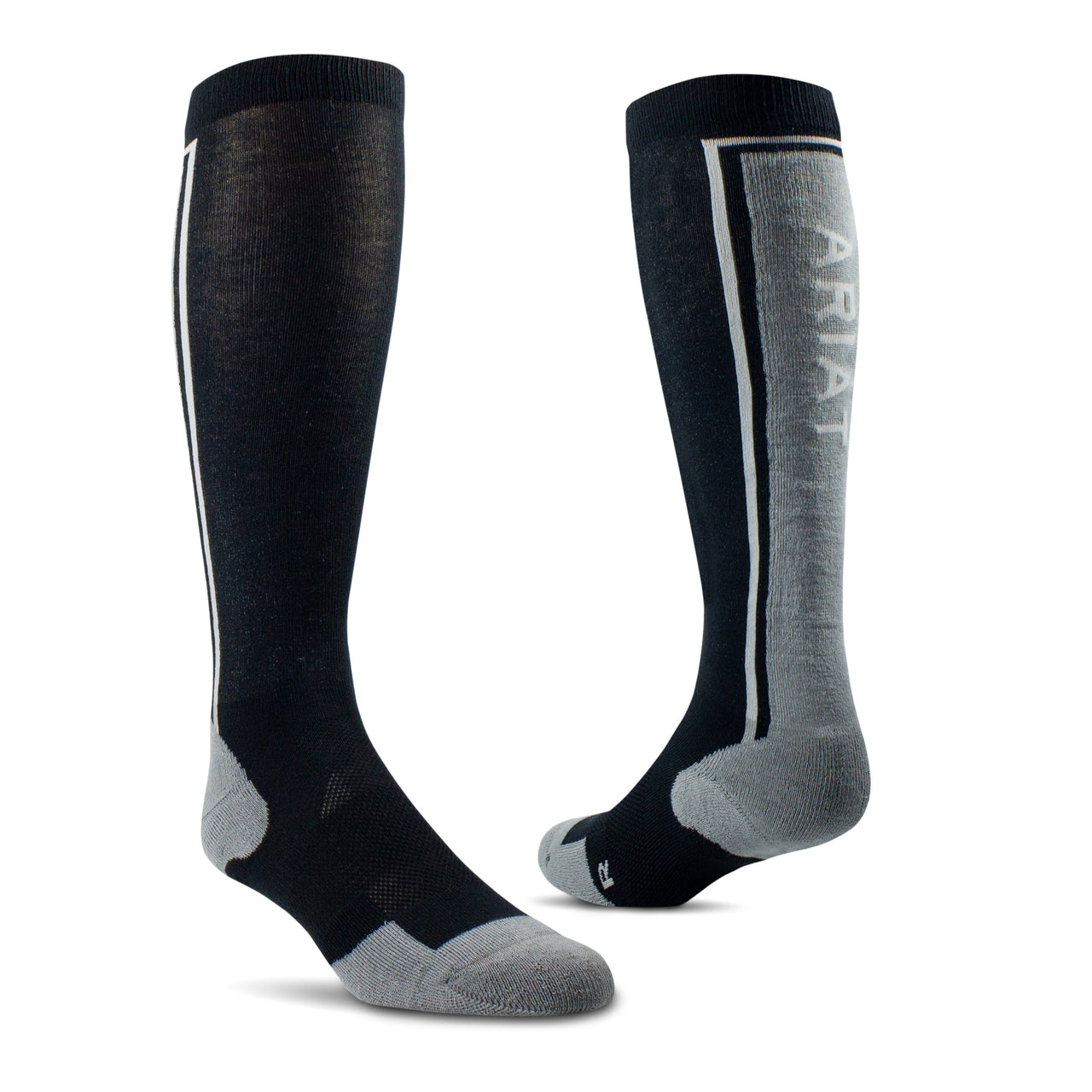 Ariattek Winter Slimline Socks Black/Grey - 10047307 - one size