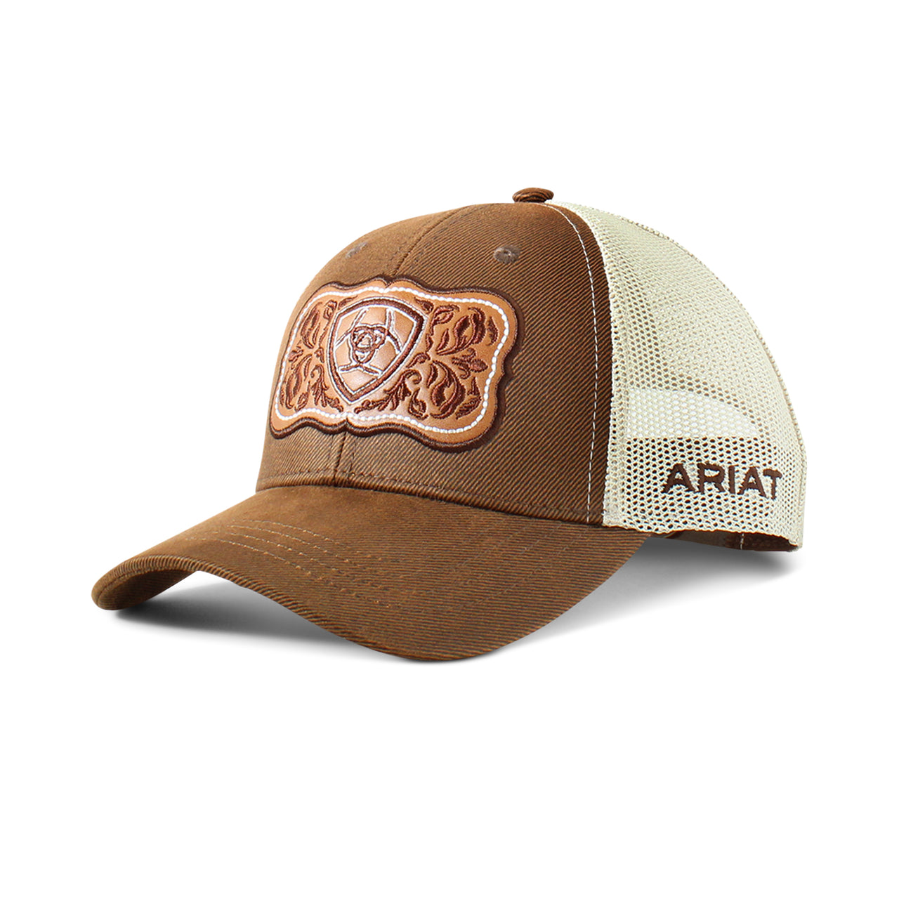 Ariat Women's Floral Leather Patch Cap - 10050617