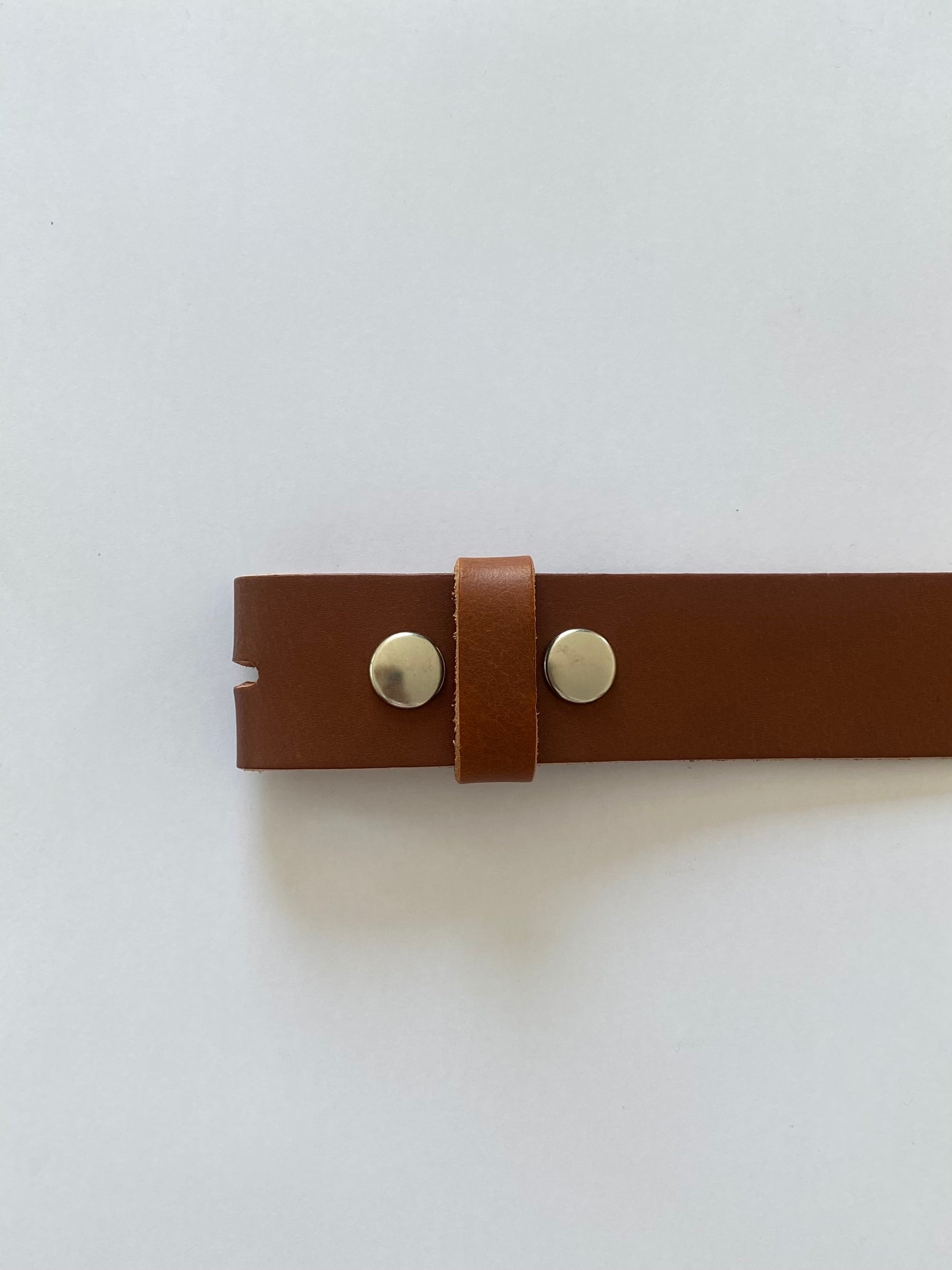 Leren Riem Cognac