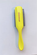 Topline Brush Denman 9 row - Honolulu Yellow with black pins