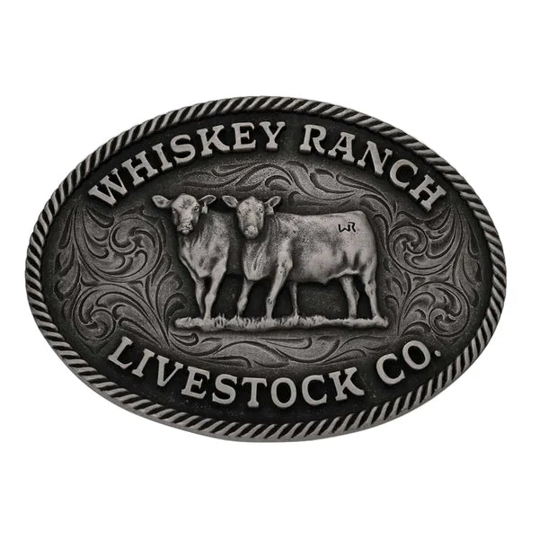 Belt Buckle Whiskey Ranch Livestock