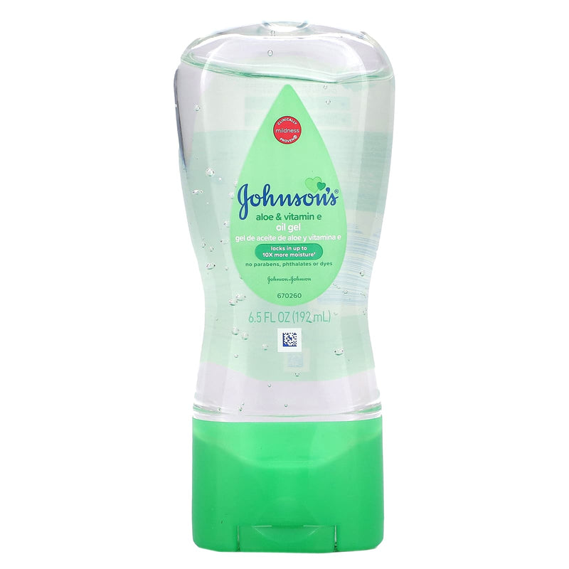 Baby oil gel Johnson green