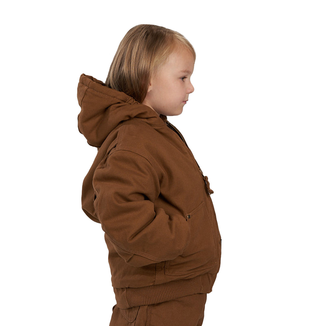 Isolierte Satteljacke für Kinder mit Kapuze