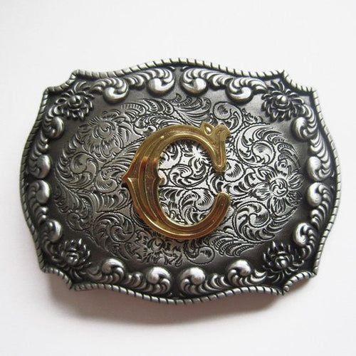 letter belt buckle