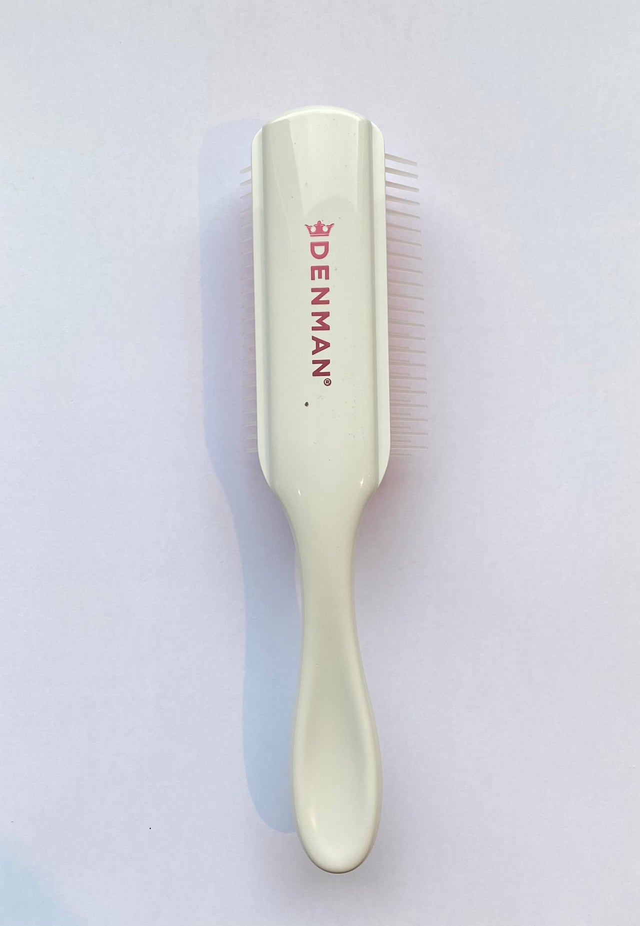 Topline Brush Denman 9 row - Kyoto White/pink with white pins