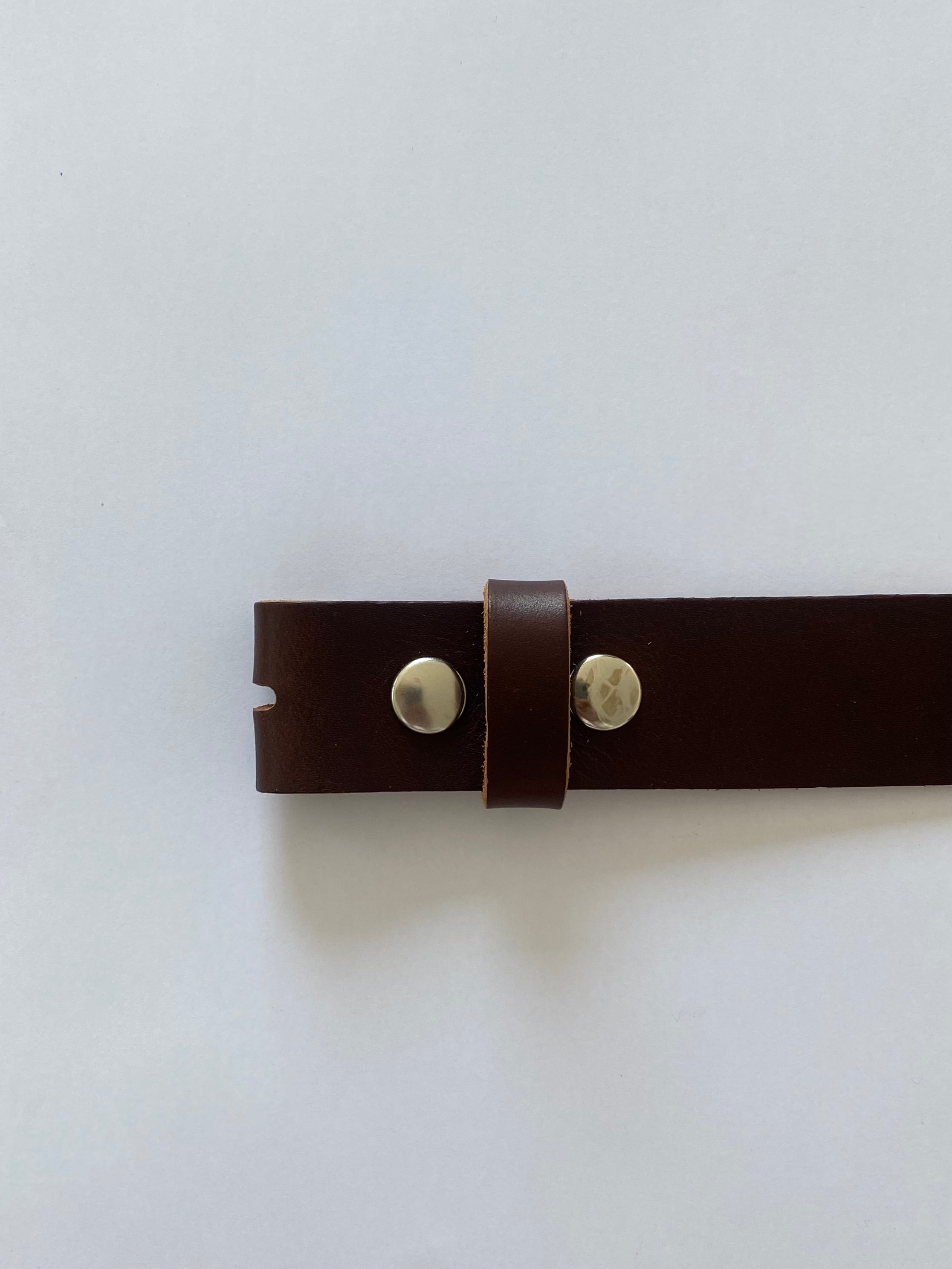 Leren Riem Donkerbruin