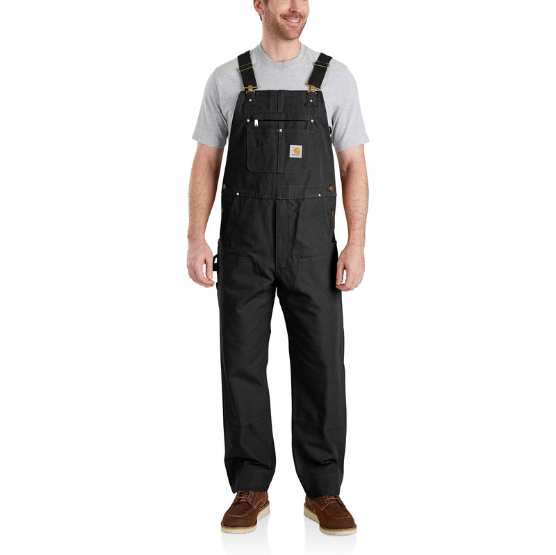 Carhartt Duck Bib Overall - Black 102776