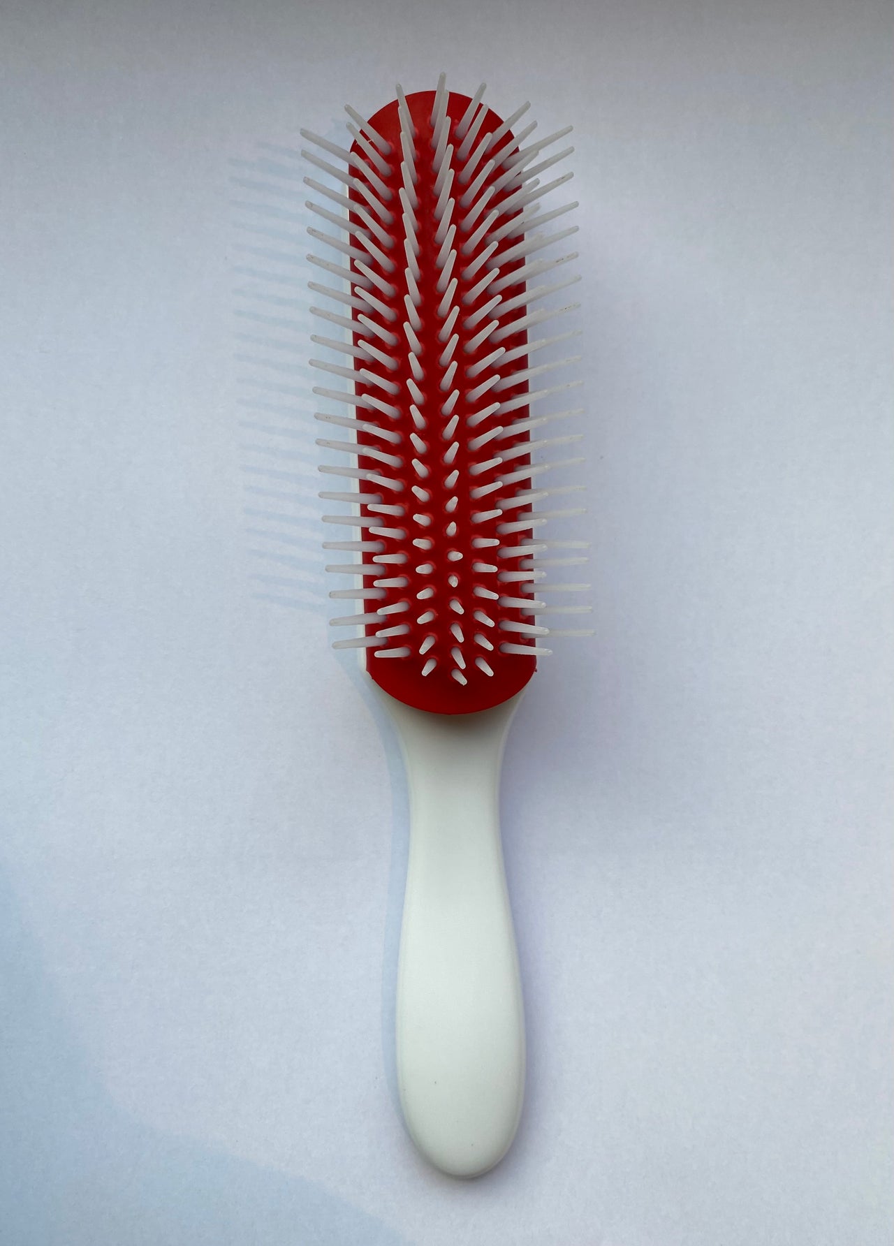 Topline Brush Denman 7 Row White/Red