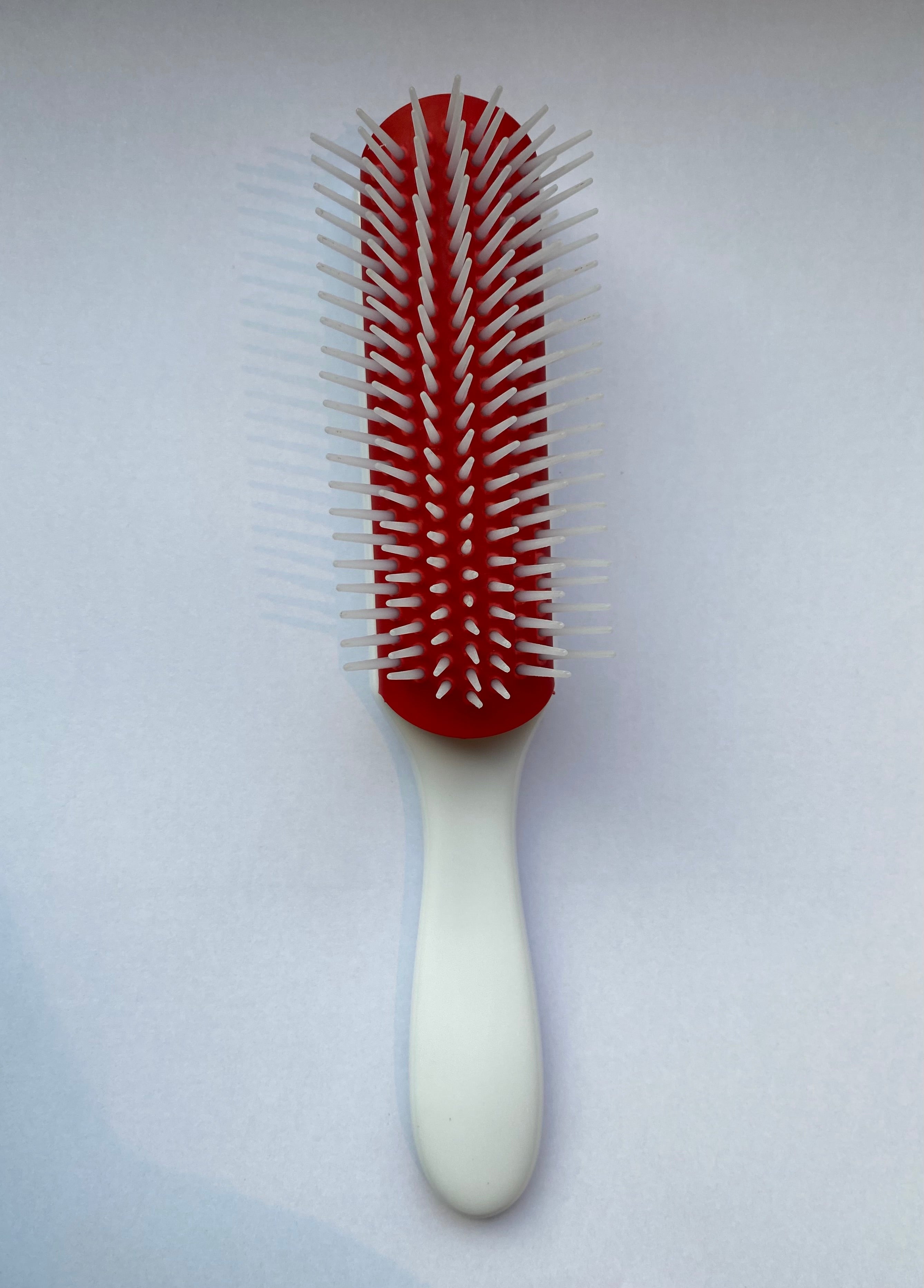 Topline Brush Denman 7 Row White/Red