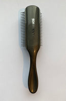 Topline Brush Denman 9 row - Grey Metallic with grey pins