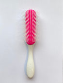 Topline-Bürste Denman 9-reihig - Schwarz/Rot