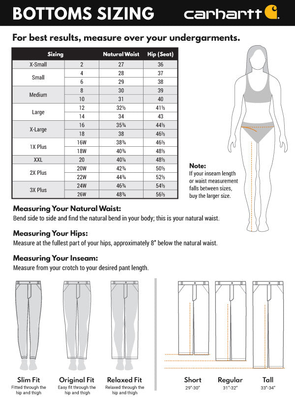 Carhartt Women's Rugged Flex Canvas Work Short - 105730 G72