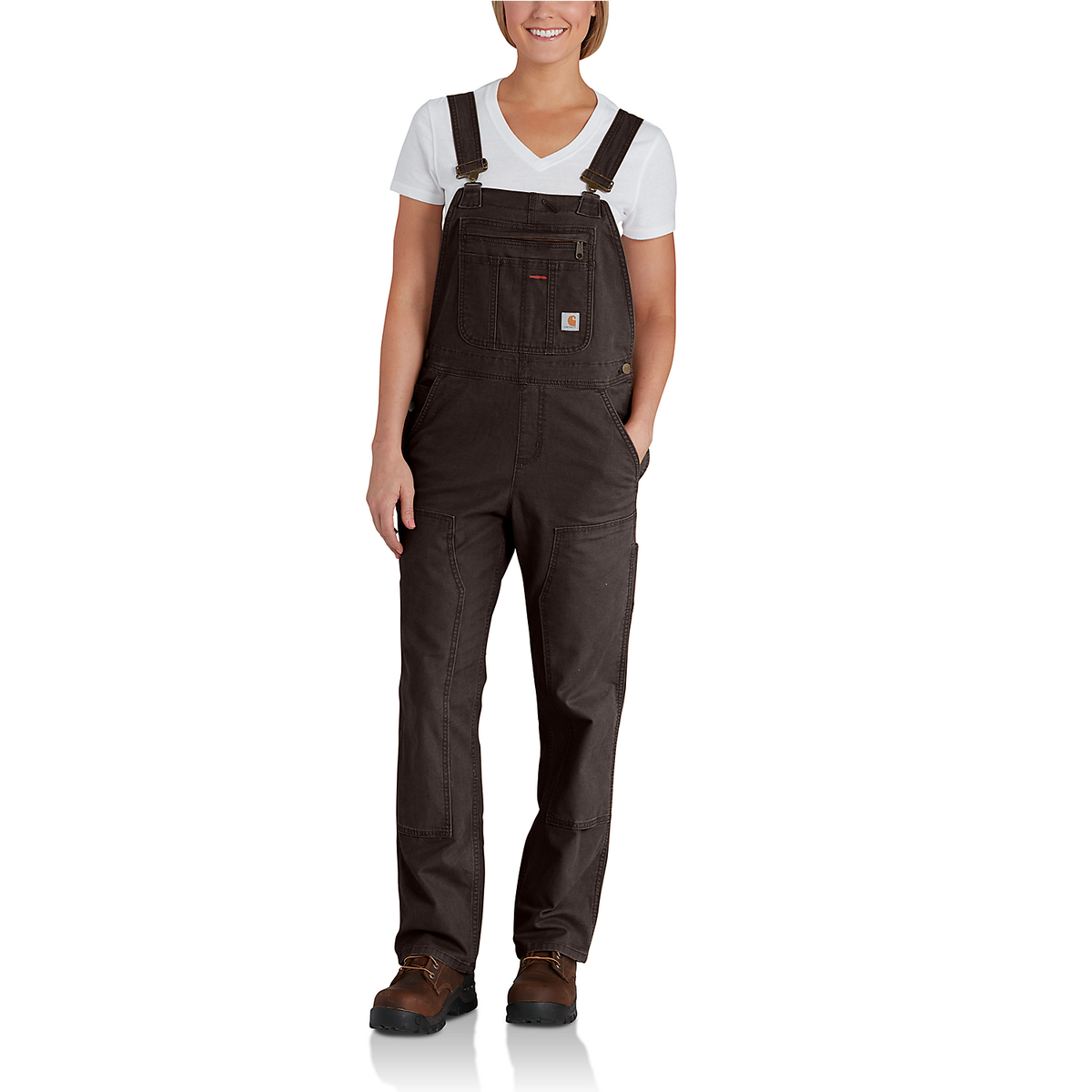 Carhartt Dames Crawford Overall - 102438 Donkerbruin