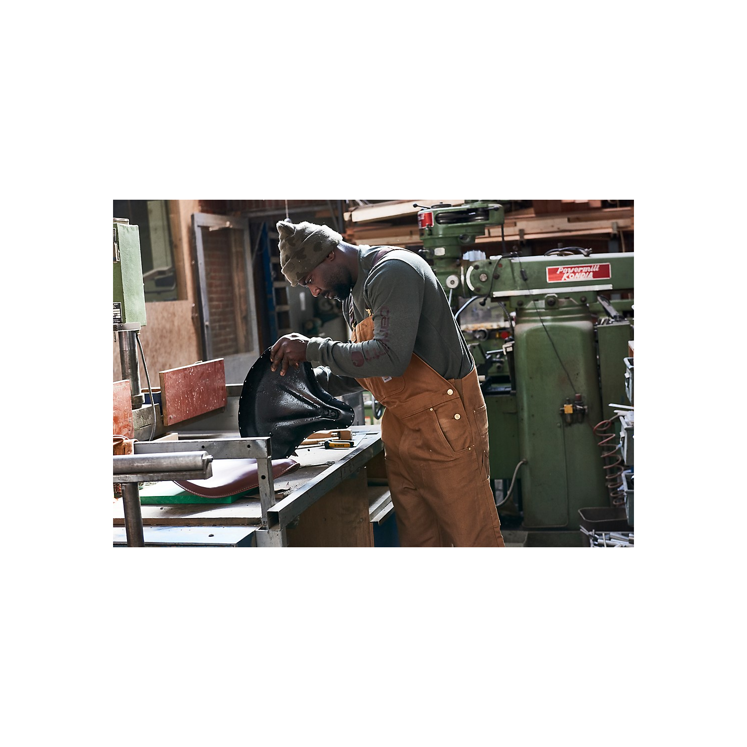 Carhartt Duck Bib Overall - Carhartt Brown 102776