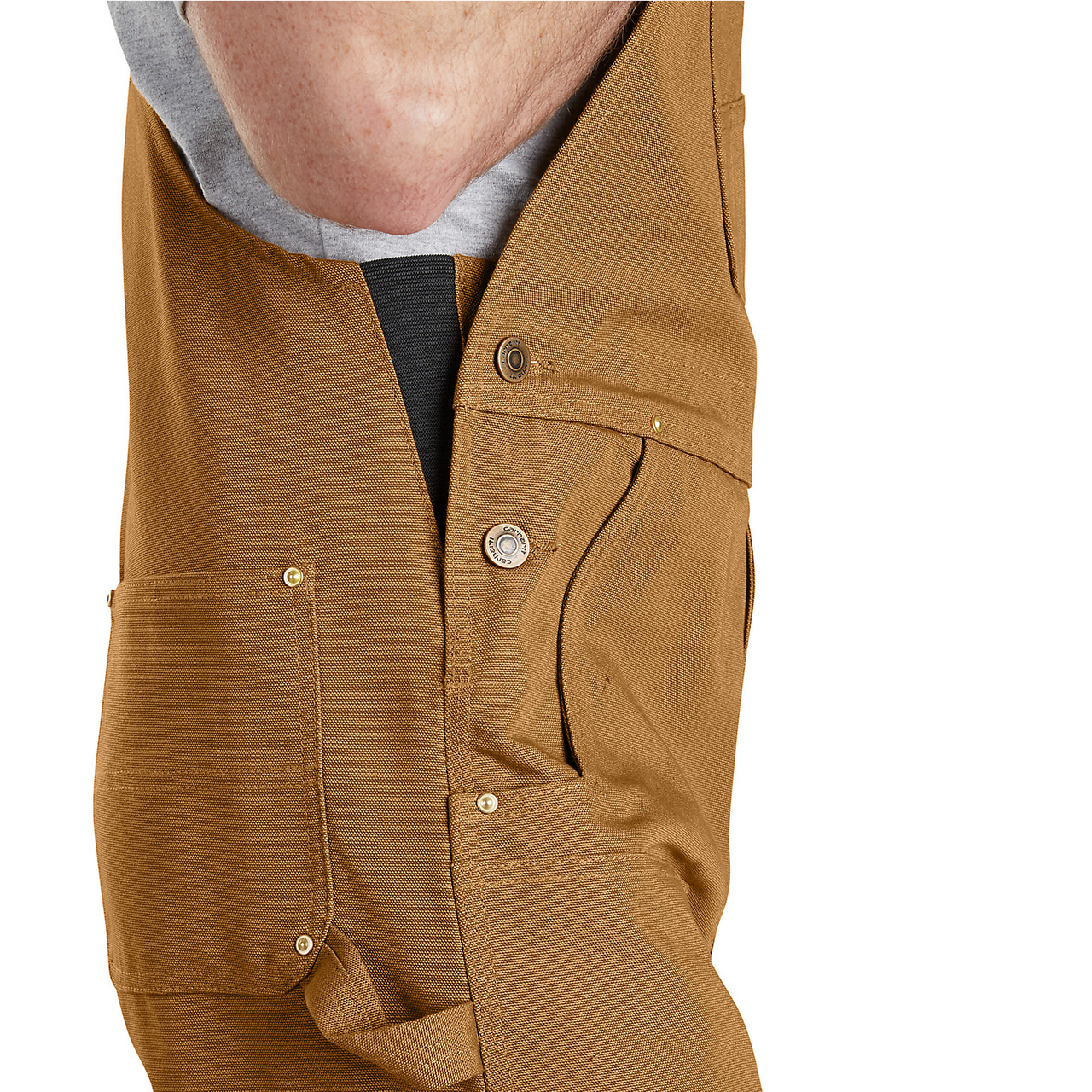 Carhartt Duck Bib Overall - Carhartt Brown 102776