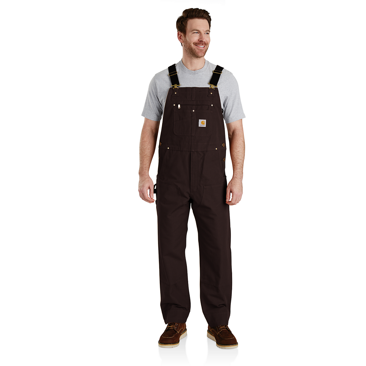 Carhartt Iconic Duck Bib Overall - Dark Brown 102776