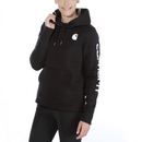 Carhartt Women's Clarksburg Sweatshirt 102791  - Black N04