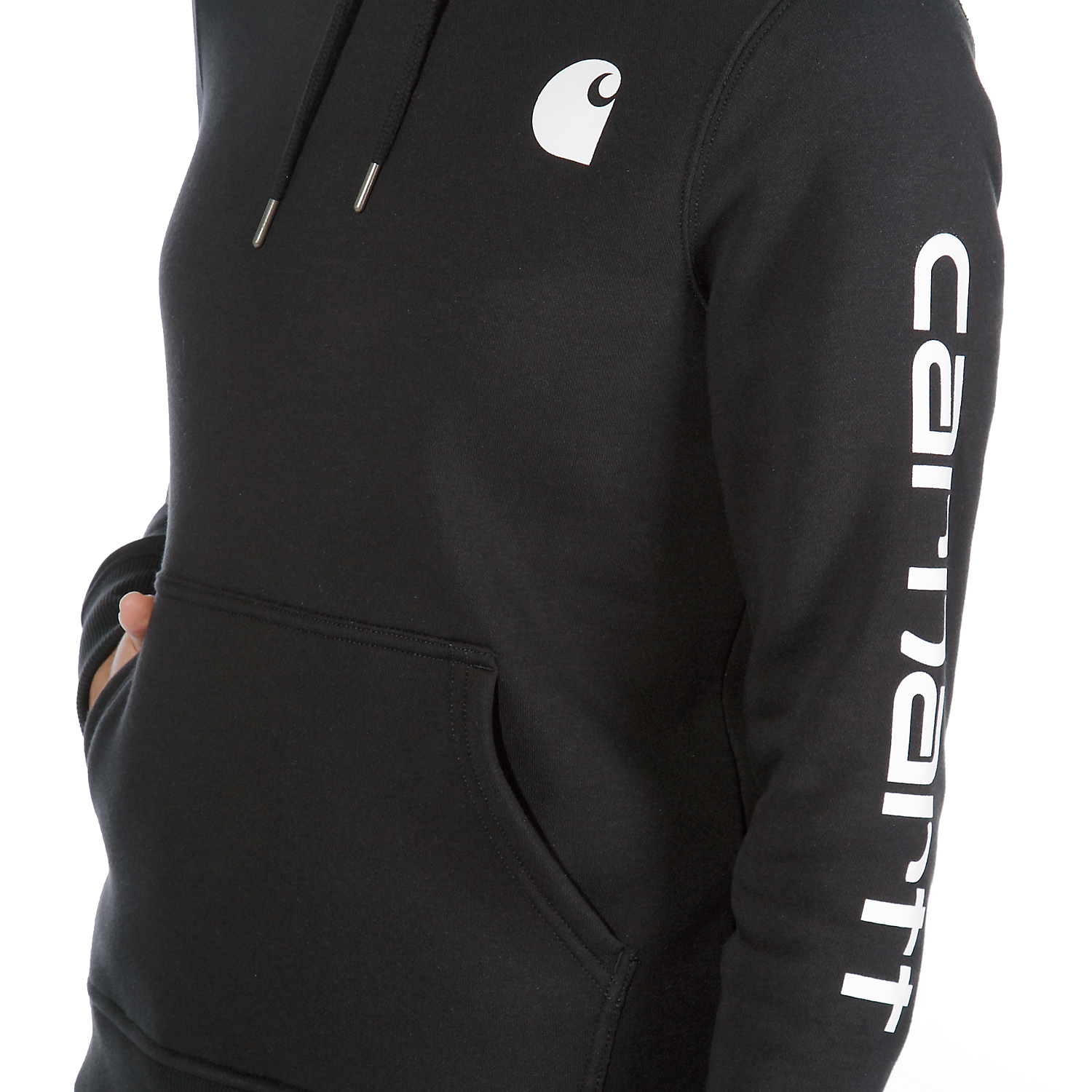 Carhartt Women's Clarksburg Sweatshirt 102791  - Black N04