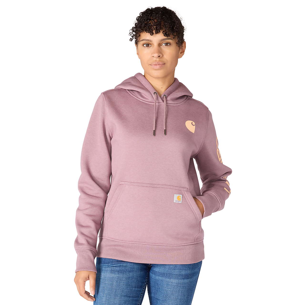 Carhartt Relaxed Fit Graphic Sweater Berry Heather  - 102791 V96