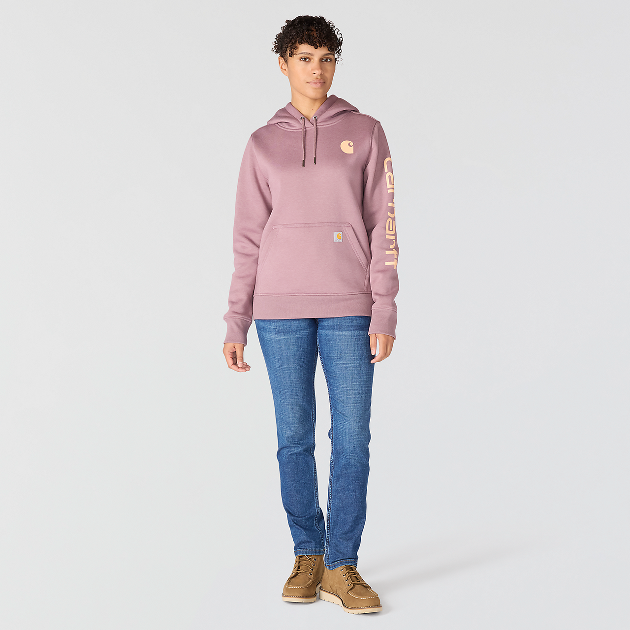 Carhartt Relaxed Fit Graphic Sweater Berry Heather  - 102791 V96