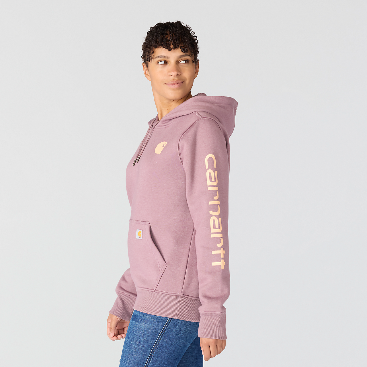 Carhartt Relaxed Fit Graphic Sweater Berry Heather  - 102791 V96