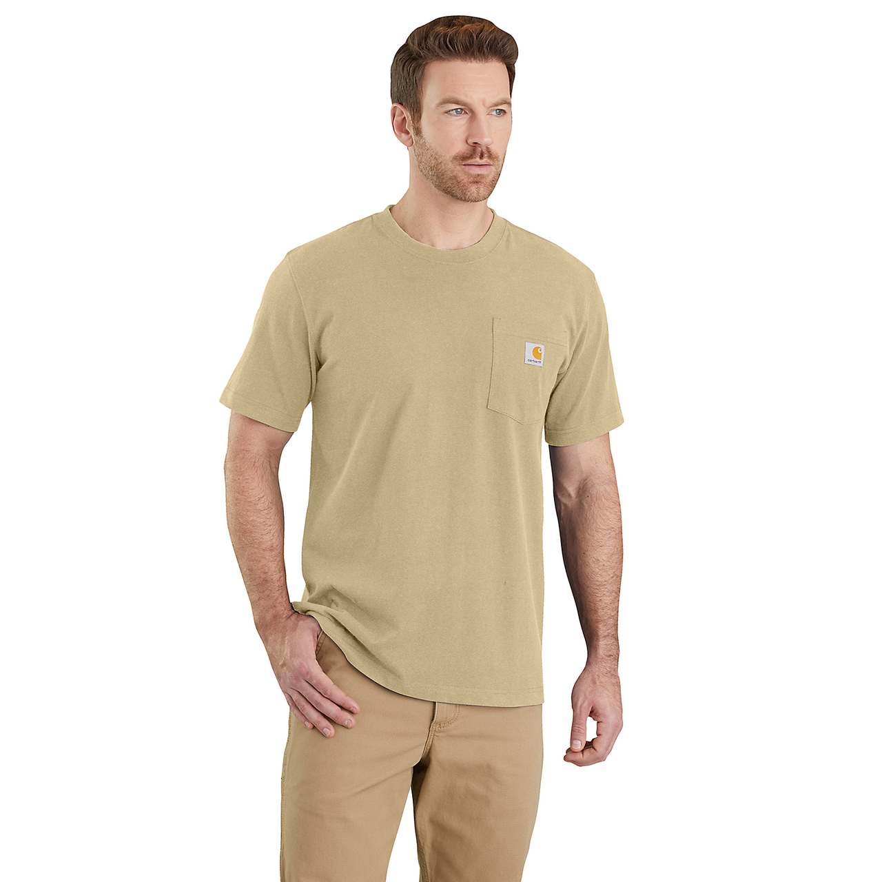 Carhartt Heren T-shirt Met Zak K87 - 103296 A36