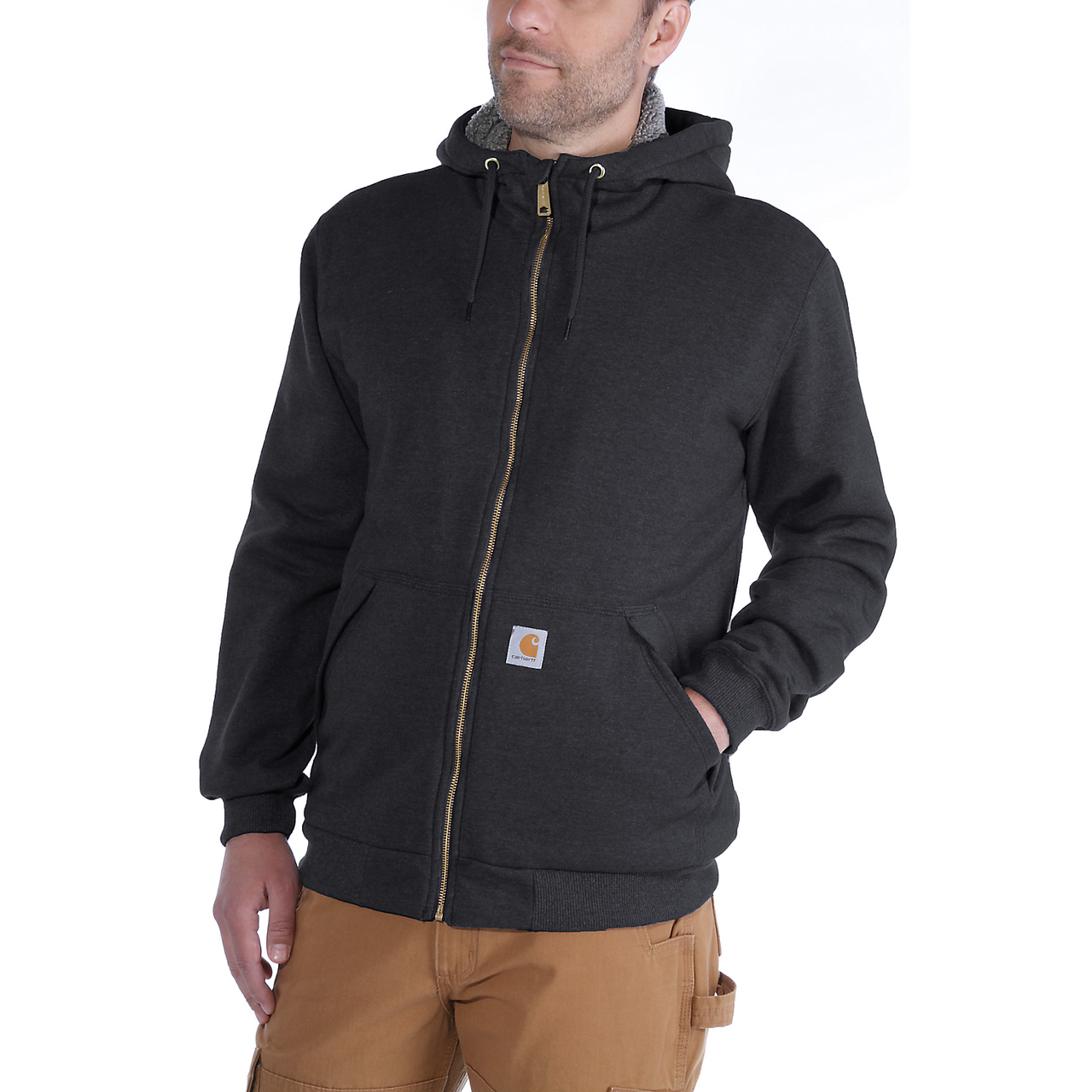 Carhartt Relaxed Fit Zip Sweater - 103308 Black