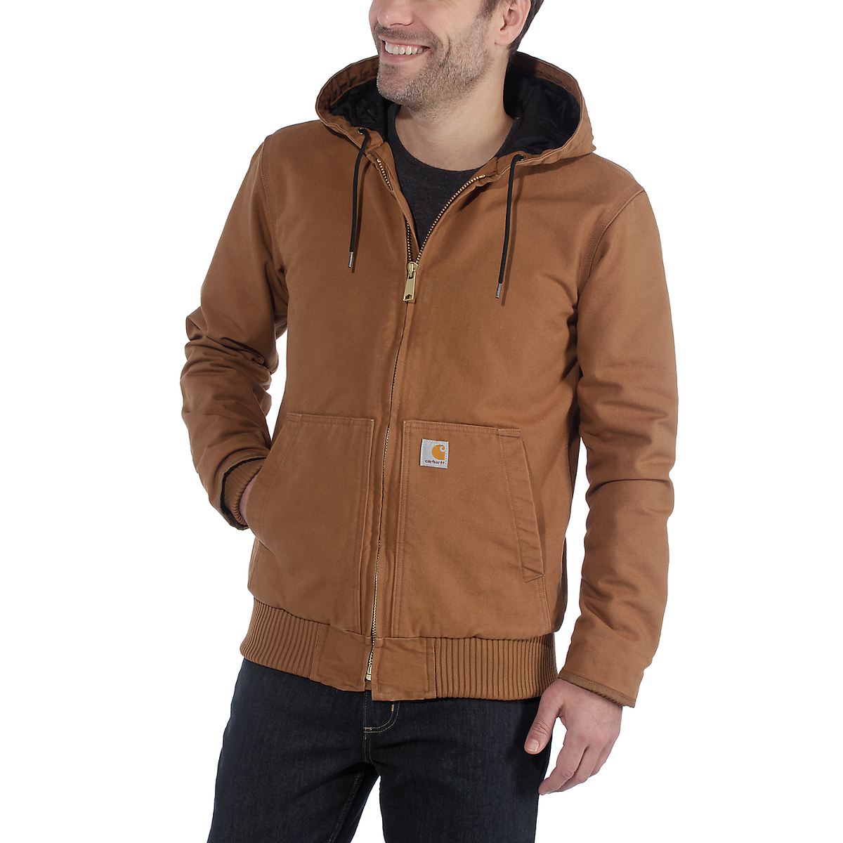 Carhartt Duck Active Jacket Carhartt Brown J130 - 104050