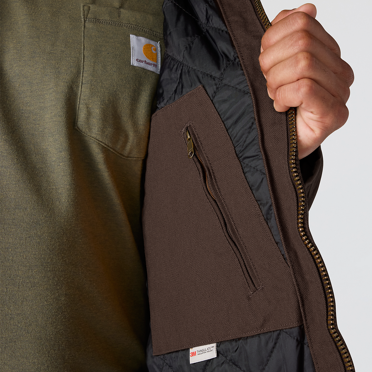 Carhartt Men Washduck Active Jacket - 104050 DKB