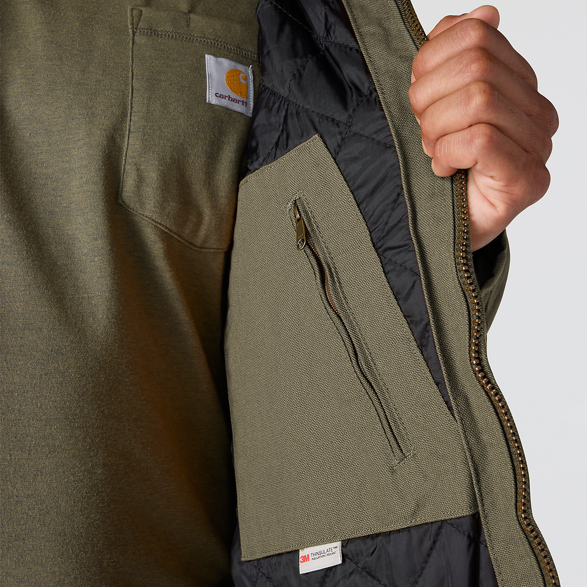 Carhartt Men Washduck Active Jacket - 104050 Mos