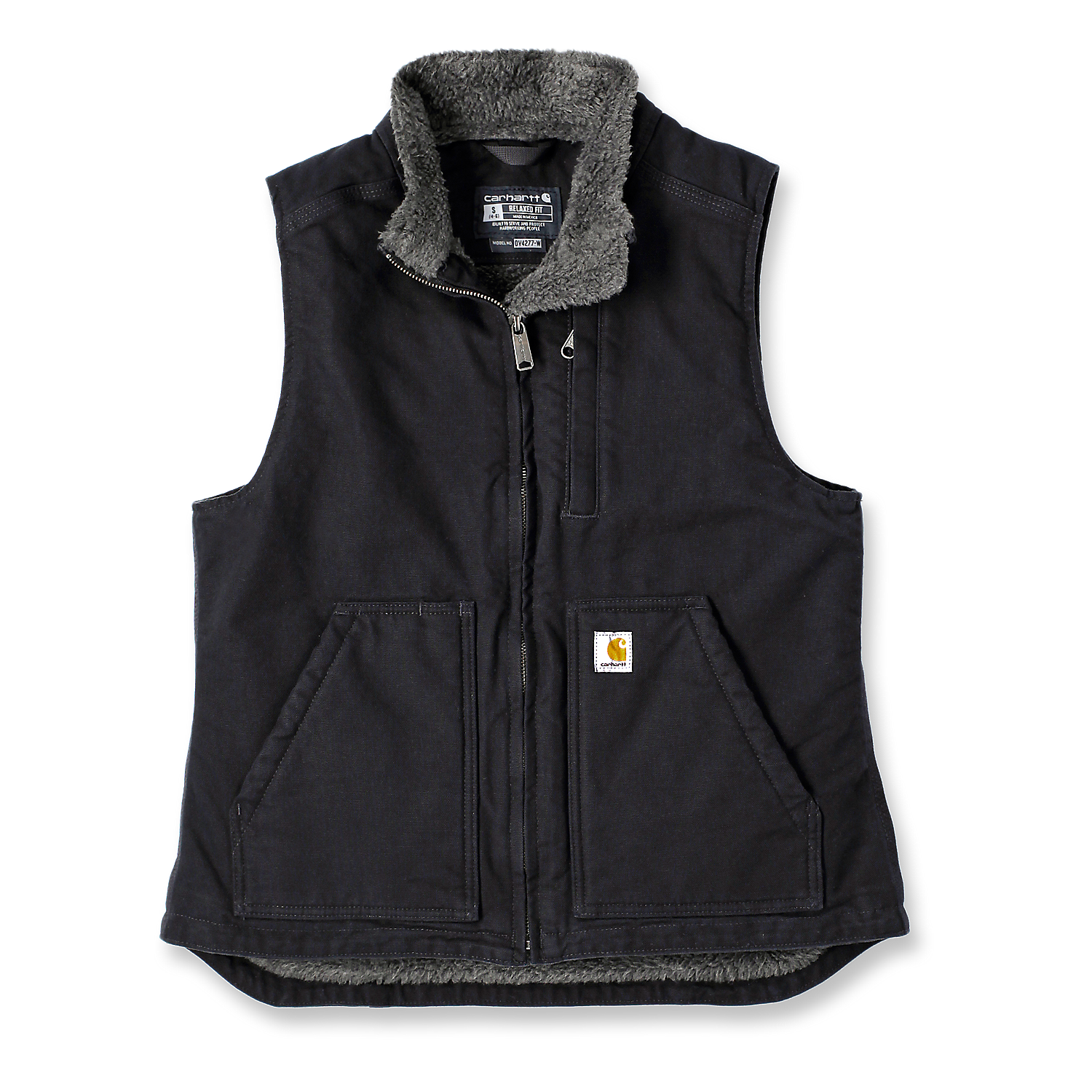Carhartt Dames Mock Neck Vest - 104224 BLK