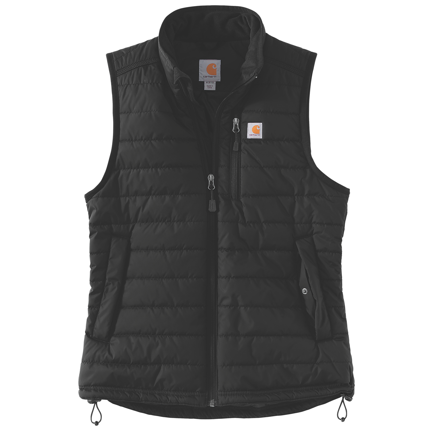 Carhartt Women's Rain Defender Nylon Insulated Vest - 104315 N04 Black