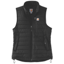 Carhartt Women's Rain Defender Nylon Insulated Vest - 104315 N04 Black