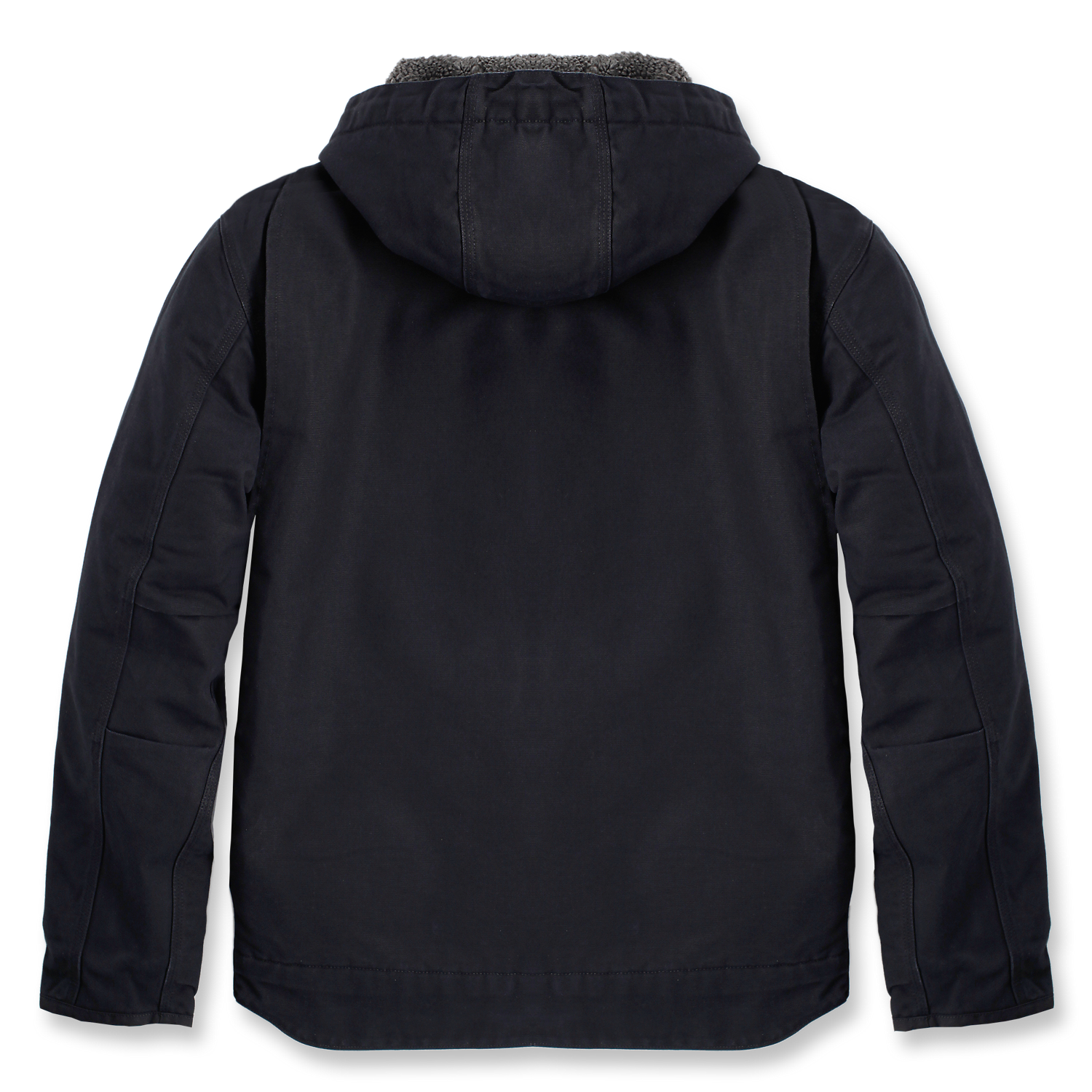 Carhartt Men's Sherpa Lined Jacket Washed Duck - 104392 Black