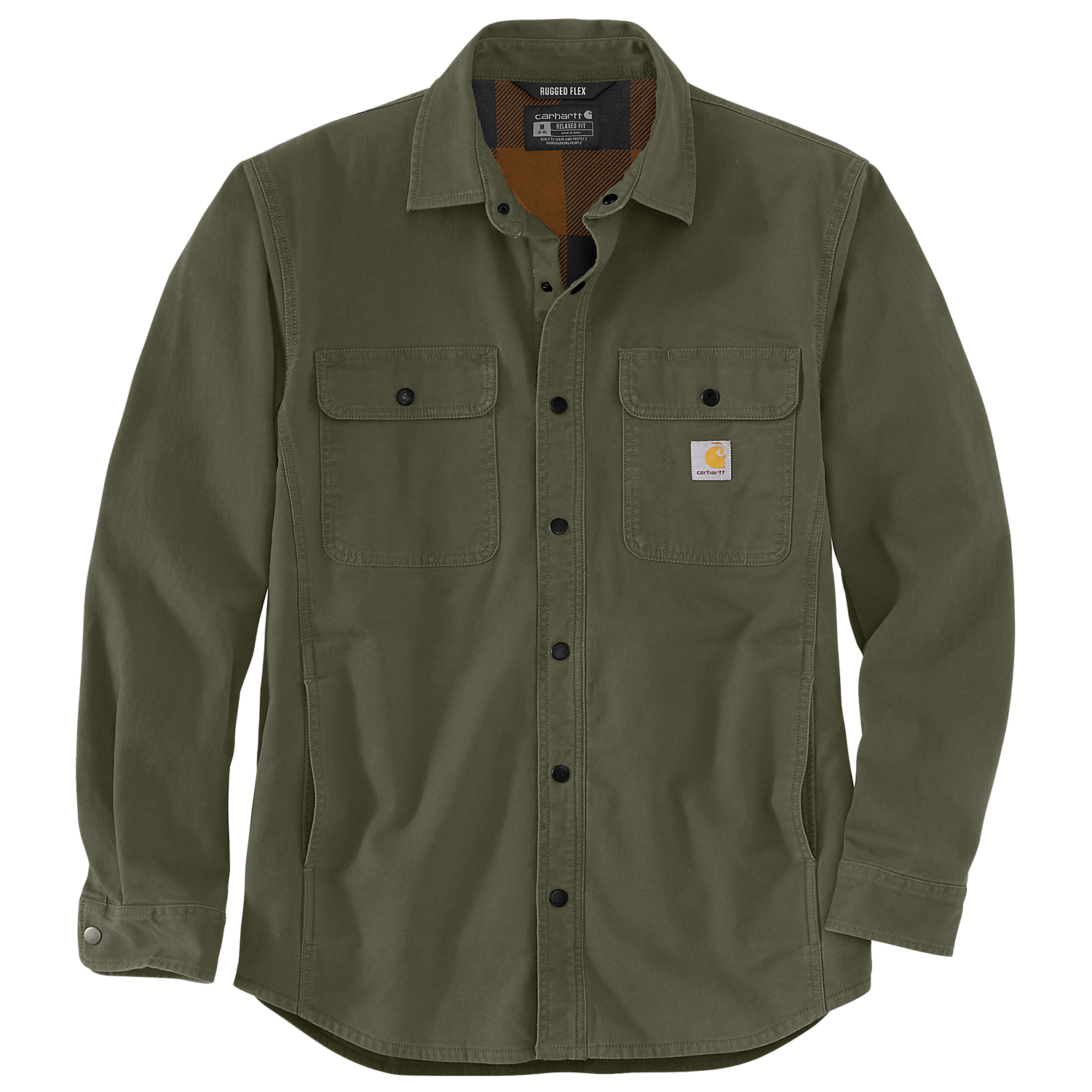 Carhartt Canvas & Fleece shirt jac 105419 -G72 Basil