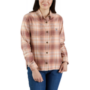 Carhartt Loose Fit Flannel Shirt - 105574 Stucco