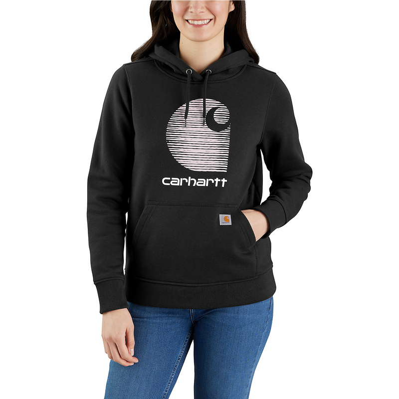 Carhartt Women's Rain Defender Graphic Sweatshirt - 105636 BLK