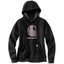 Carhartt Women's Rain Defender Graphic Sweatshirt - 105636 BLK