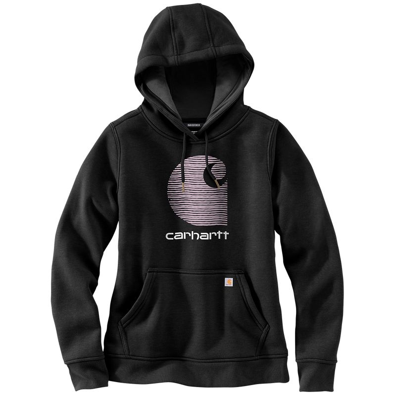 Carhartt Women's Rain Defender Graphic Sweatshirt - 105636 BLK