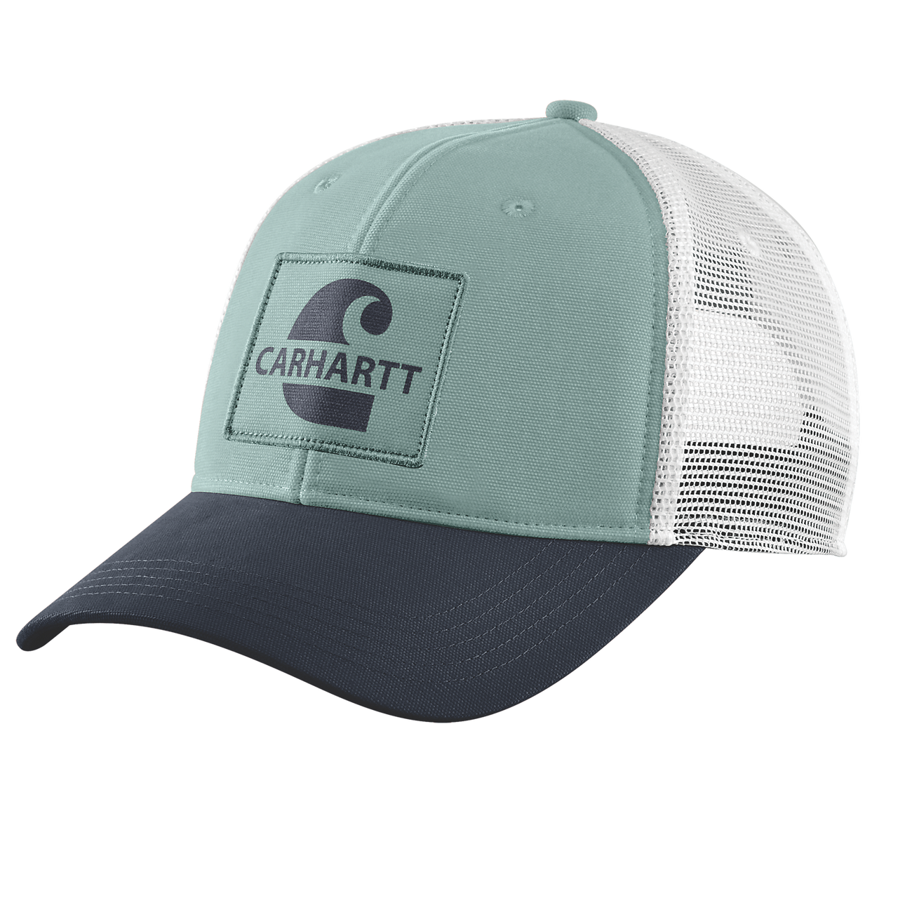 Carhartt Canvas Mesh-back Core Graphic Cap - Blue surf 105692