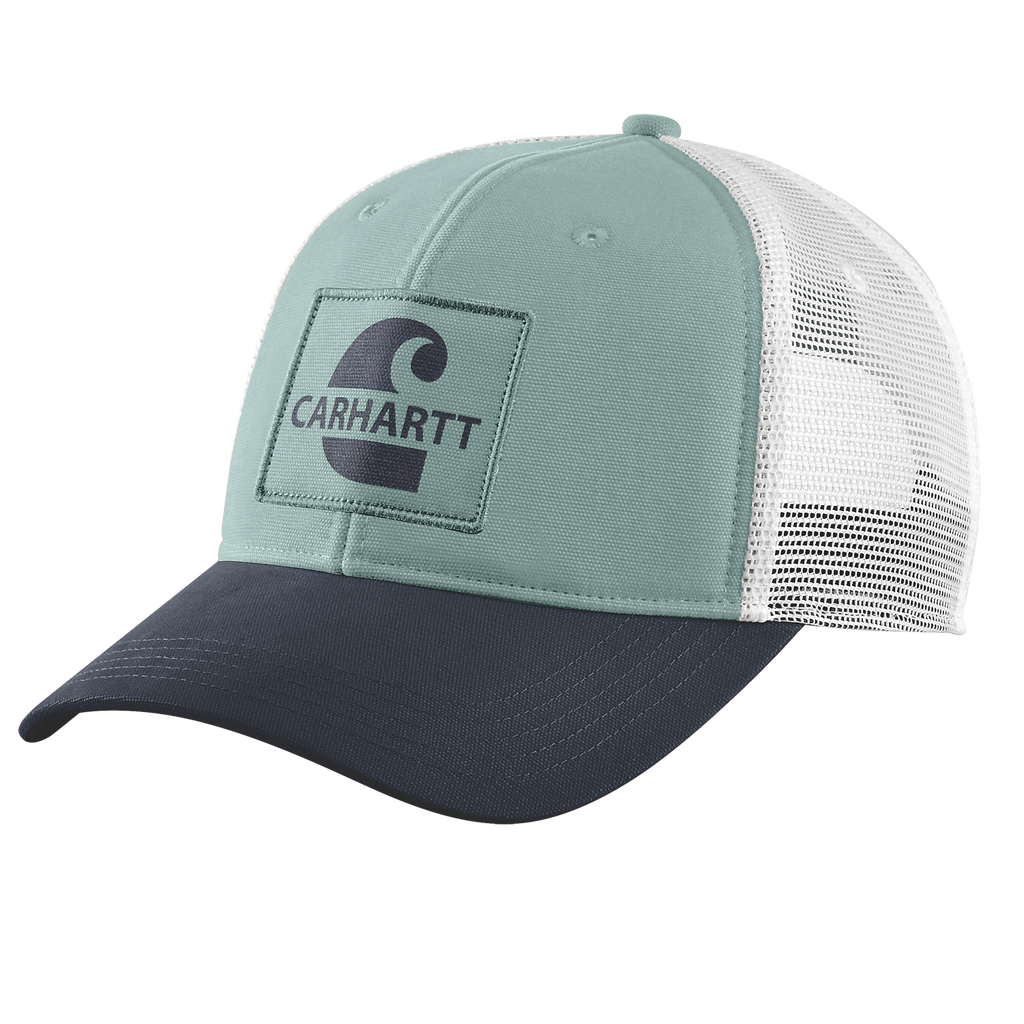 Carhartt Canvas Mesh back Core Graphic Cap Blue surf 105692