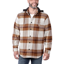 Carhartt Flannel Fleece Lined Hooded Shirt Jac - 105938