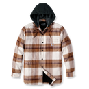 Carhartt Flannel Fleece Lined Hooded Shirt Jac - 105938