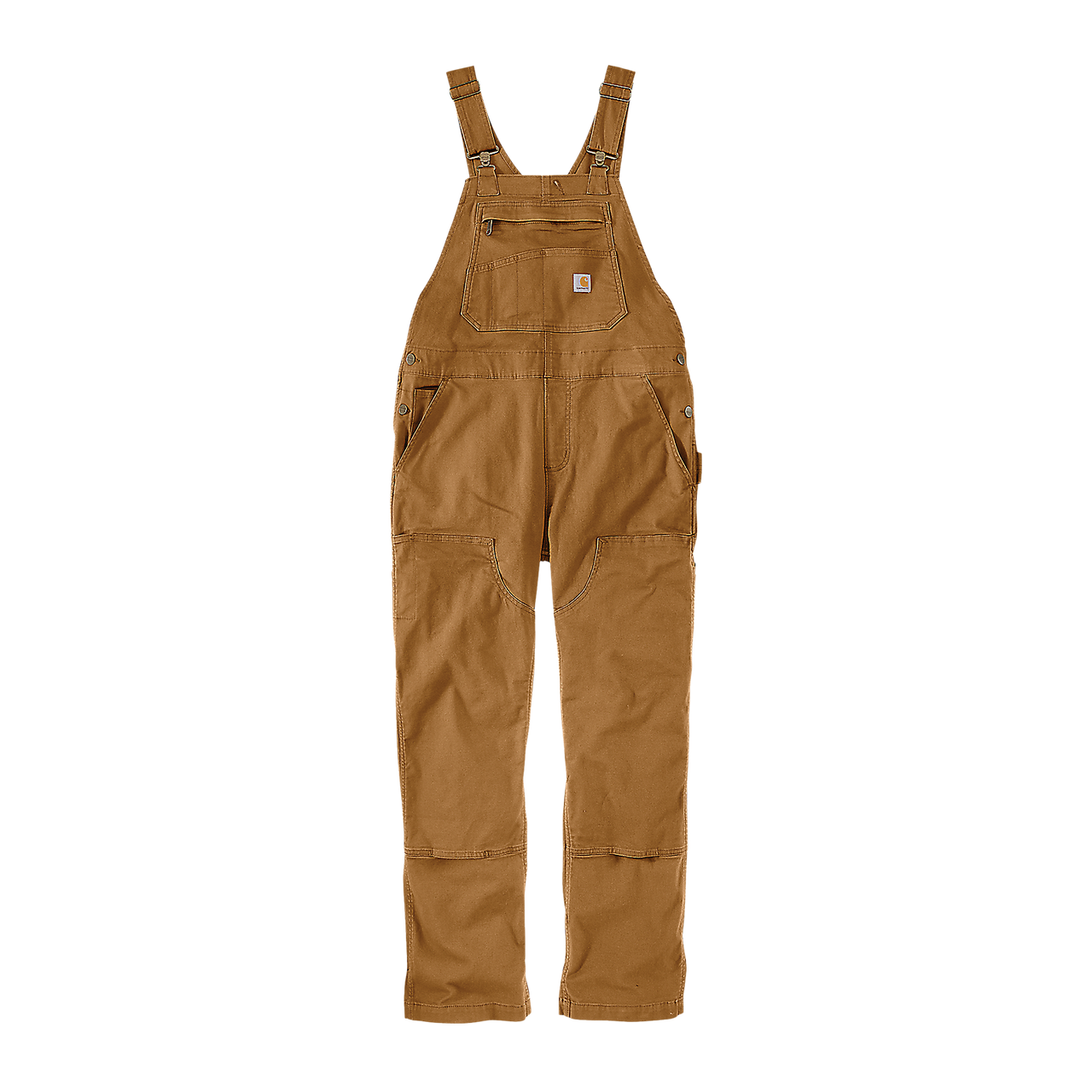 Carhartt Women's Loose fit canvas bib overall - Brown - 106001